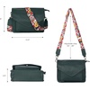image:imageOzora Genuine Leather Crossbody Purse for Women Shoulder BagGreen Ndm W3