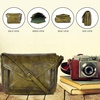 image:imageOzora Genuine Leather Crossbody Purse for Women Shoulder BagGreen Wash