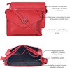 image:imageOzora Genuine Leather Crossbody Purse for Women Shoulder BagRed Ndm