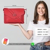 image:imageOzora Genuine Leather Crossbody Purse for Women Shoulder BagRed Ndm