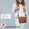 image:imageOzora Genuine Leather Crossbody Purse for Women Shoulder BagTan Coin Web