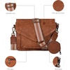 image:imageOzora Genuine Leather Crossbody Purse for Women Shoulder BagTan Coin Web