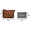 image:imageOzora Genuine Leather Crossbody Purse for Women Shoulder BagTan Wash