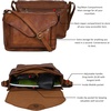image:imageOzora Genuine Leather Crossbody Purse for Women Shoulder BagTan Wash