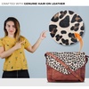 image:imageOzora Genuine Leather Crossbody Purse for Women Shoulder BagTan Wash Cheetah