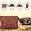 image:imageOzora Genuine Leather Crossbody Purse for Women Shoulder BagTan Weaving Large