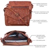 image:imageOzora Genuine Leather Crossbody Purse for Women Shoulder BagTan Weaving Medium