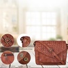 image:imageOzora Genuine Leather Crossbody Purse for Women Shoulder BagTan Weaving Medium