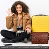 image:imageOzora Genuine Leather Unisex Crossbody Messenger Bag with Adjustable Strap for 17 Inch Laptop Travel Office