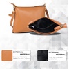 image:imageOzora Leather Small Crossbody Purses for Women Mini Travel Purse with Adjustable Strap Leather Wristlet PursesTan Soft