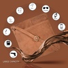 image:imageOzora Multi Pockets Handmade Leather Crossbody Handbags amp Sling Bag for Men amp Women with Detachable Holster Cognac Hunter