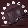 image:imageOzora Multi Pockets Handmade Leather Crossbody Handbags amp Sling Bag for Men amp Women with Detachable HolsterBordeaux Wash