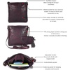 image:imageOzora Multi Pockets Handmade Leather Crossbody Handbags amp Sling Bag for Men amp Women with Detachable HolsterBordeaux Wash