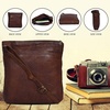 image:imageOzora Multi Pockets Handmade Leather Crossbody Handbags amp Sling Bag for Men amp Women with Detachable HolsterBrown Wash