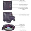 image:imageOzora Multi Pockets Handmade Leather Crossbody Handbags amp Sling Bag for Men amp Women with Detachable HolsterPurple Wash