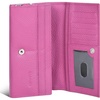 image:imageOzora Handmade Bifold Premium Leather Slim Wallet with RFID Protection Card Holders and ID Window for WomenFuchsia Floater