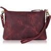 image:imageOzora Leather Small Crossbody Purses for Women Mini Travel Purse with Adjustable Strap Leather Wristlet PursesRed Hunter