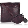 image:imageOzora Multi Pockets Handmade Leather Crossbody Handbags amp Sling Bag for Men amp Women with Detachable HolsterBordeaux Wash
