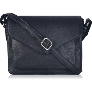 image:imageLeather Flapover Small Crossbody Handbag Purse for Women with Adjustable Strap amp Overflap Snap Closure ToteBagBlack Ndm