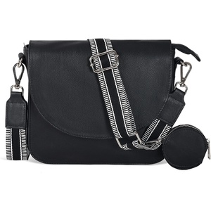 image:imageOzora Genuine Leather Crossbody Bag for Women Adjustable StrapBlack Ndm W2 Coin