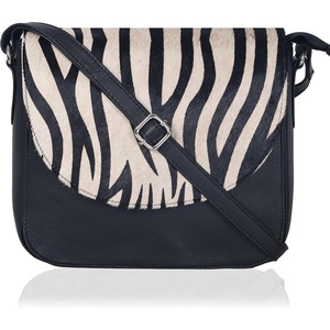 image:imageOzora Genuine Leather Crossbody Bag for Women Adjustable StrapBlack Ndm Zebra