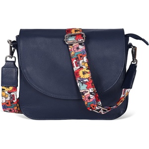 image:imageOzora Genuine Leather Crossbody Bag for Women Adjustable StrapBlue Ndm W3