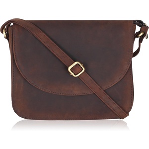 image:imageOzora Genuine Leather Crossbody Bag for Women Adjustable StrapBrown Hunter