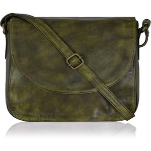 image:imageOzora Genuine Leather Crossbody Bag for Women Adjustable StrapGreen Wash
