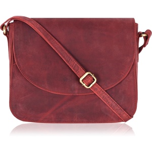 image:imageOzora Genuine Leather Crossbody Bag for Women Adjustable StrapRed Hunter