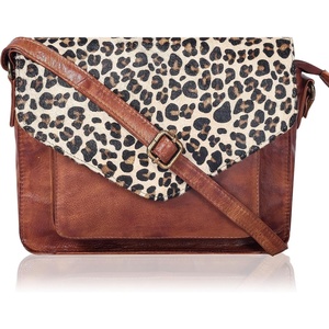image:imageOzora Genuine Leather Crossbody Purse for Women Shoulder BagTan Wash Cheetah